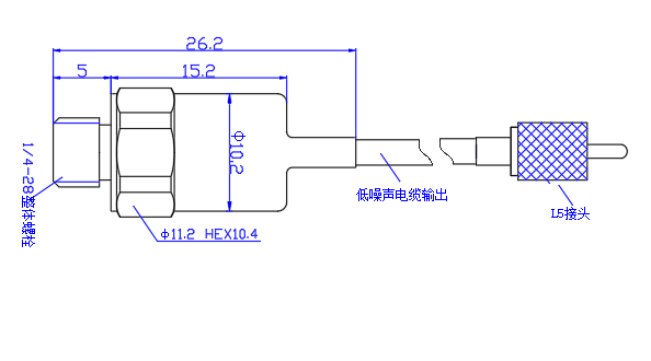 10万G高g值冲击型国产加速度传感器HX-190S